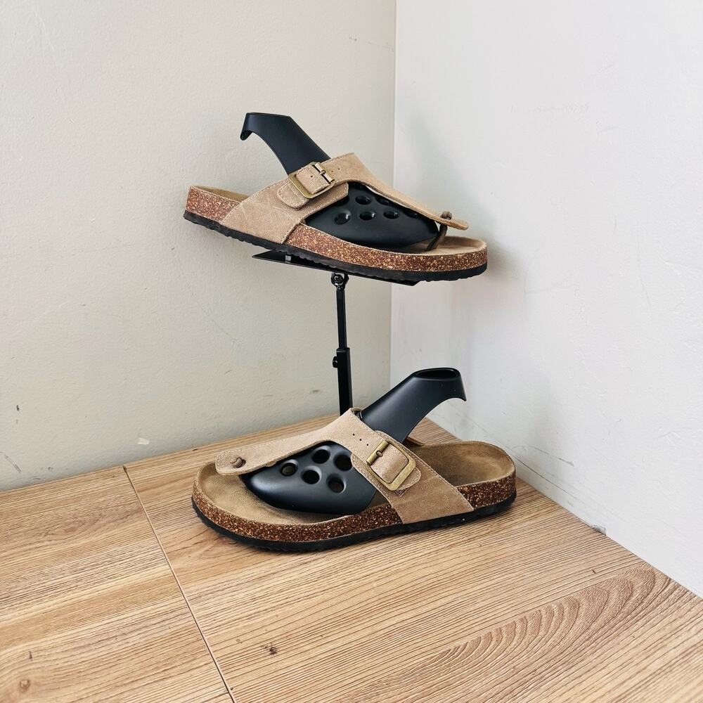 Woodstock Josie Tan Suede Thong Sandal Women’s Size 8